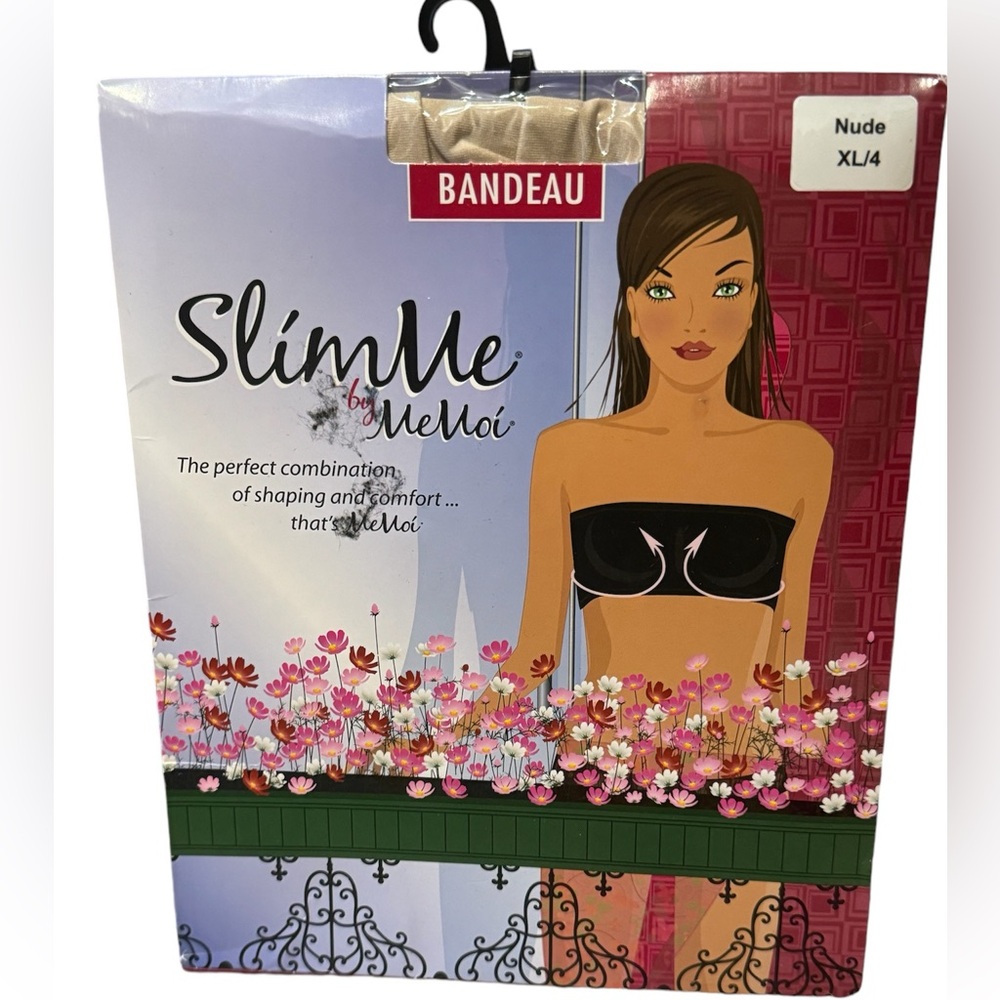 SlimMe by MeMoi - Bandeau Bra - Nude - New in package - Never been opene…